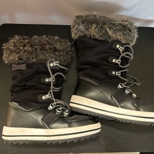 Cougar Vesta Black Tall Nylon Waterproof Snow Boot - Youth 3